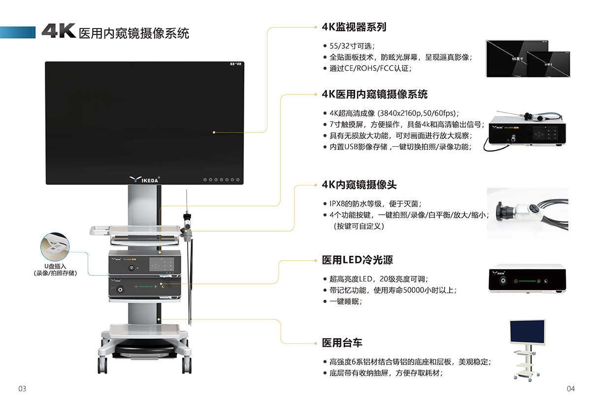 益柯達超高清4K醫(yī)用內窺鏡攝像系統(tǒng)的優(yōu)勢有哪些？